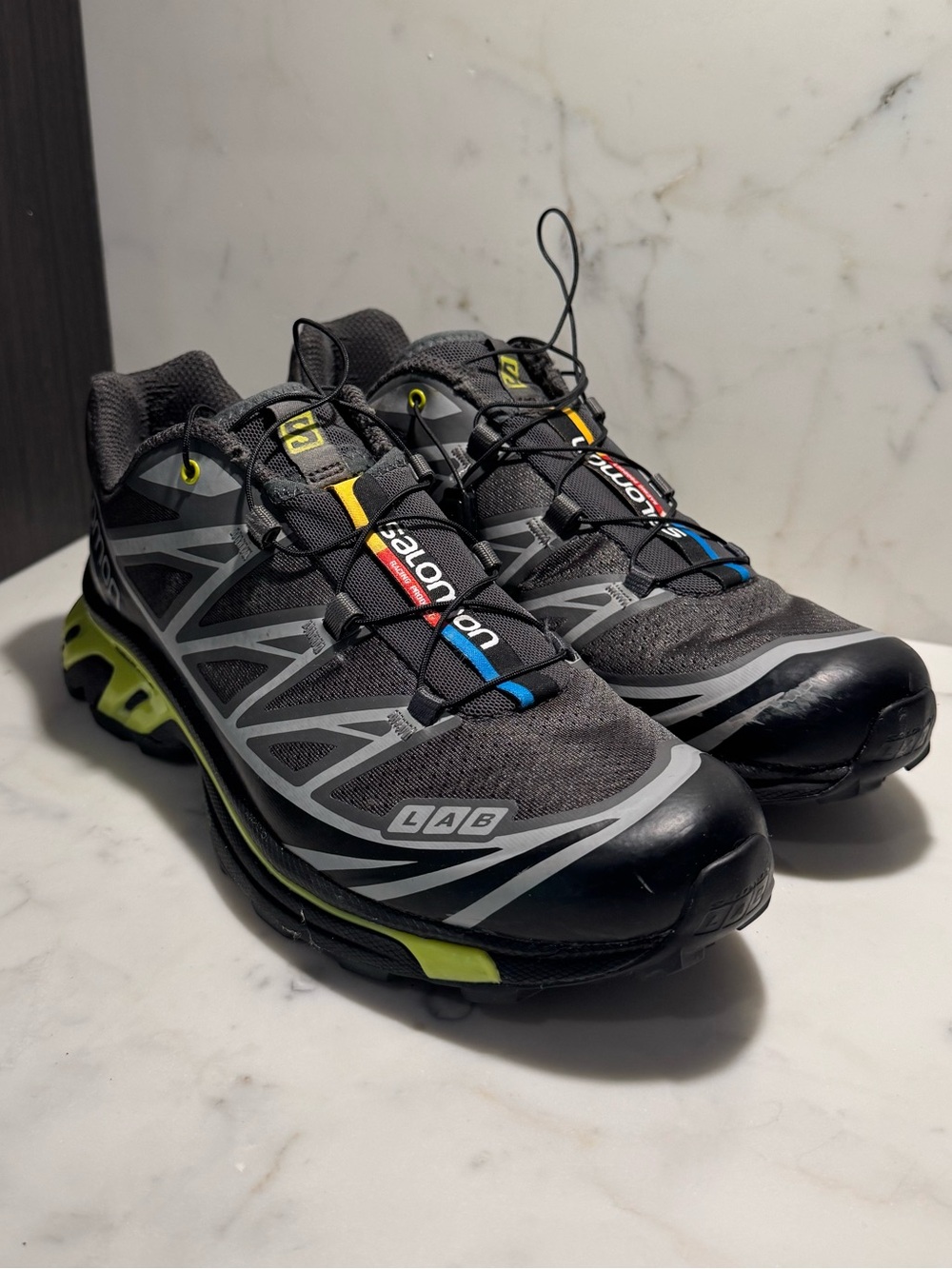 Salomon XT-6 Black / Magnet / Evening Primrose Low Top Trail Runners